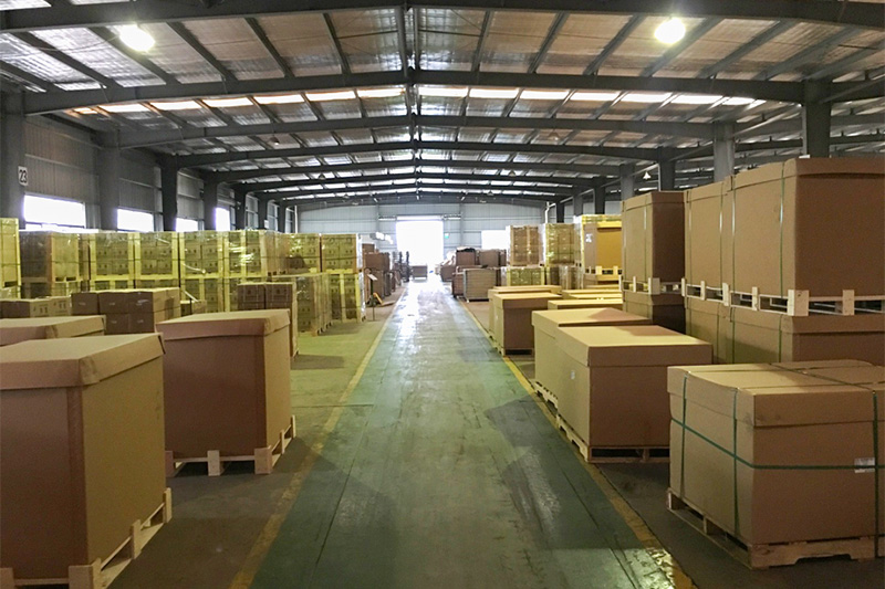 Finished product warehouse